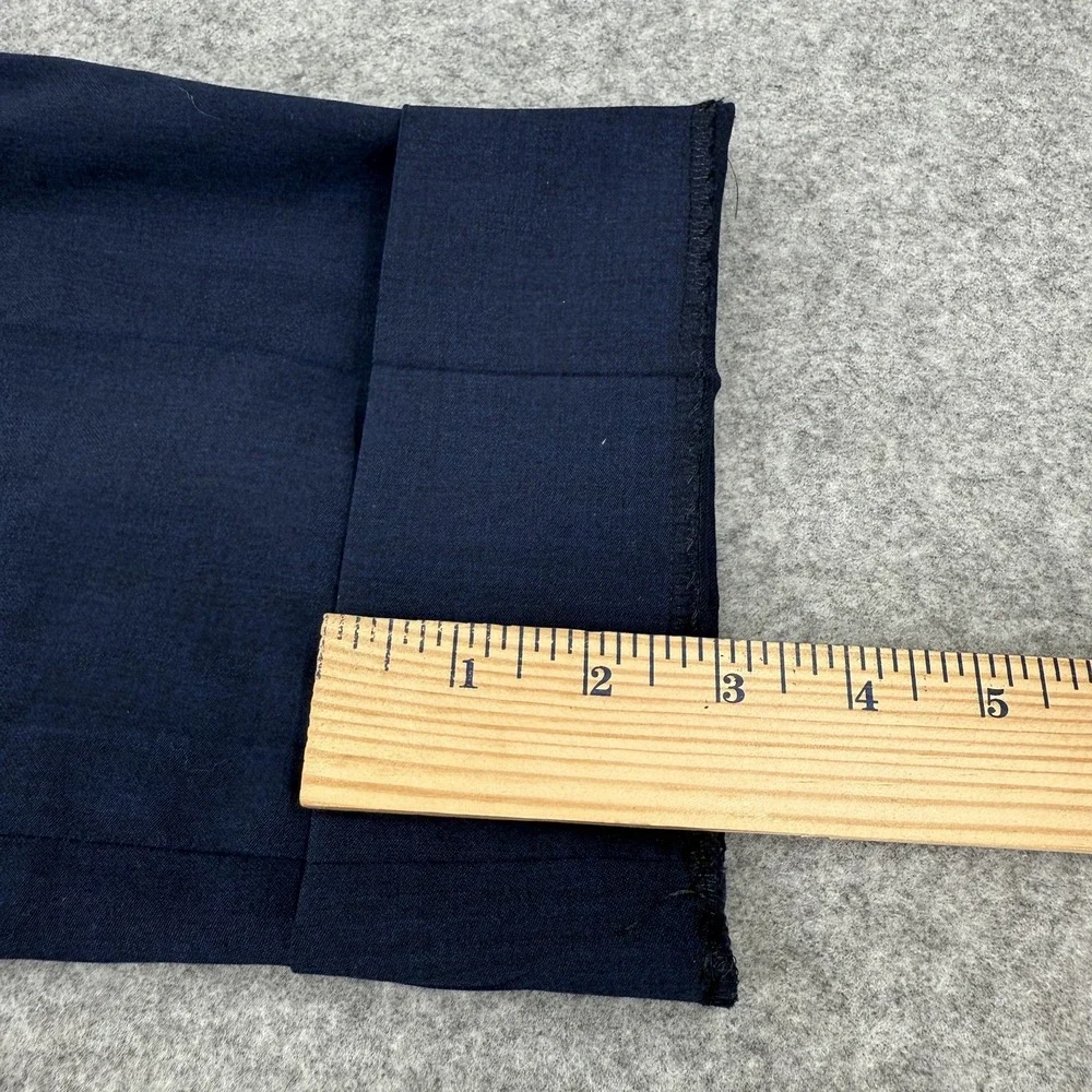 Bonobos Pants Mens 36 Blue Slim Fit Wool Blend Dress Trousers Flat Front‎